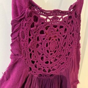 Free People Crochet Top Dress (missing liner)